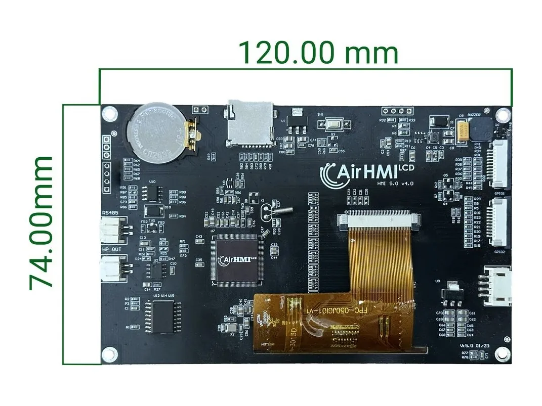 AirHMI 4.3" Rezistif Industry – görsel 4