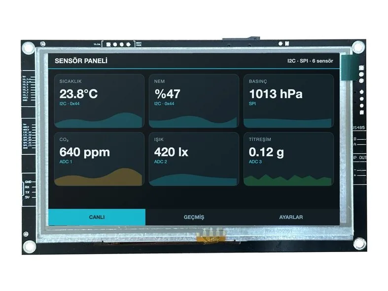 AirHMI 4.3" Rezistif Industry – görsel 5