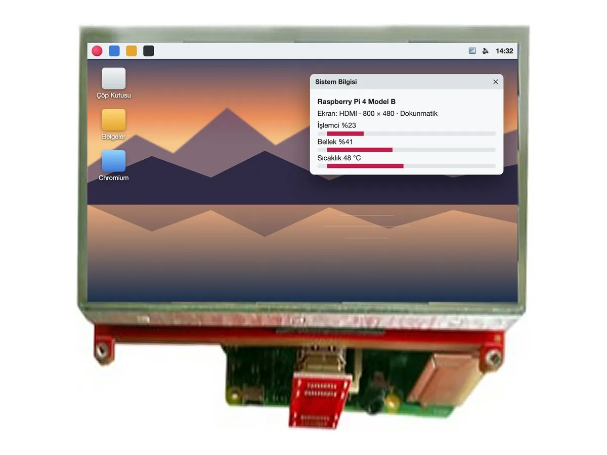 Raspberry Pi ile Dokunmatik Ekran Kullanımı