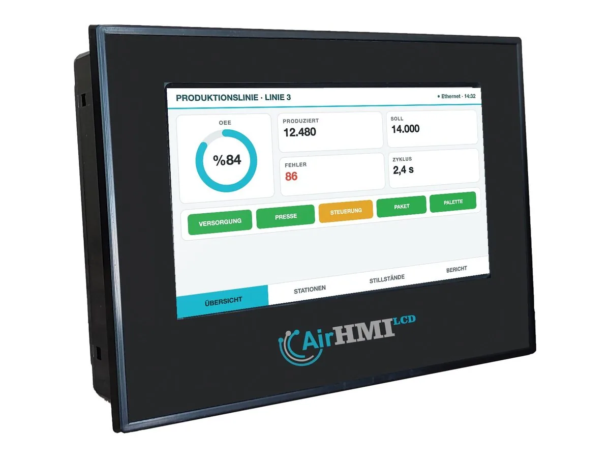 AirHMI Panel-PC 7" Ethernet Kapazitiv